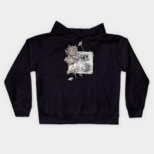 Cow and Cow Parsnip Kids Hoodie